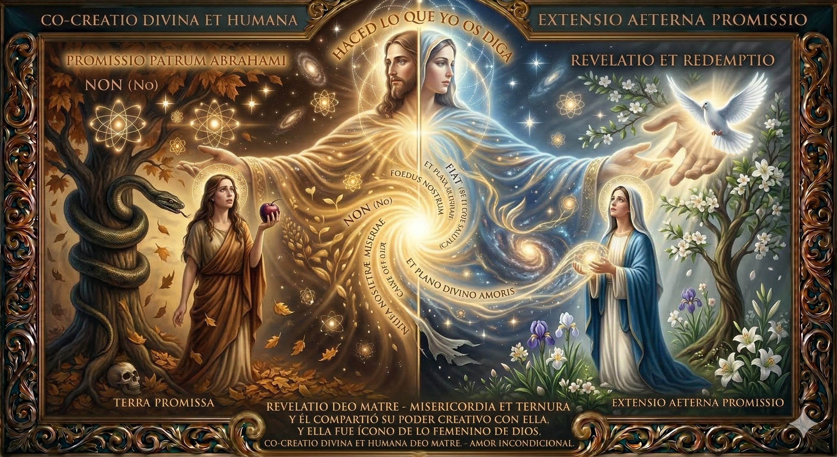 Paralelismo Eva y María: dos árboles, dos decisiones